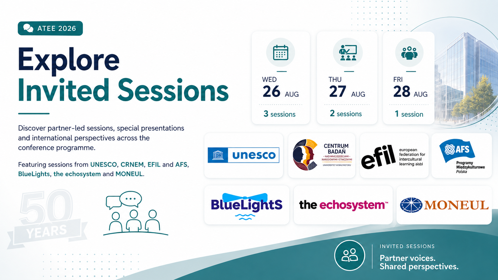 Explore Invited Sessions